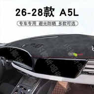 Suitable for 26-28 Audi A5L Dashboard Light-Proof Mat A5L Sportback Central Control Panel Sunscreen 