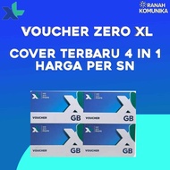 Voucher Kosong XL / Voucher Zero XL per sn