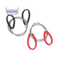2 Pcs PVC Pipe Cable Saw Stainless Steel Wire Saw Hand Pocket String Rope Saw Emergency Survival Wir