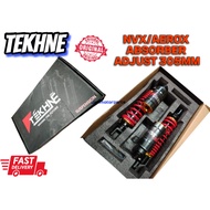 NVX ABSORBER ADJUST WITH TANK AEROX MONOSHOCK SHOCK SUSPENSION TEKHNE NVX 305MM