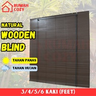 Bidai Kayu Outdoor Wooden Blinds Outdoor Bidai Tingkap Wooden Blind Outdoor Blind