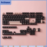 Acituna Japanese Style Cherry Blossom Keycaps OEM Profile Cherry Blossom Keycaps Long-Lasting Keycap