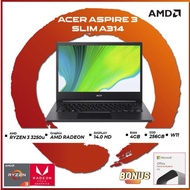 ACER ASPIRE 3 SLIM A314 22 R3RG | RYZEN 3 3250 4GB 256SSD VEGA3 WIN11