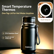 Insulated Water Tumbler Flask, Short Portable Lightweight Unisex Water Bottle, Wide Mouth Temperatur
