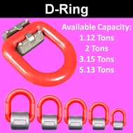 Twin jean- 1.12 Tons, 2 Tons, 3.15 Tons, and 5.3 Tons High Strength Welding Ring D-ring Lifting D-ri