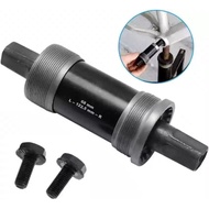 Bicycle Square Cartridge Bottom Bracket Taper Closed Bearing Threaded BB Part 113mm 118mm 122mm 126m