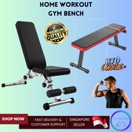 ⭐SG STOCKS⭐ Foldable Workout Bench/ Multi Purpose Home Gym Bench/ Flat Workout Bench