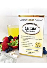 🌟Best Seller Sale🌟 腸道健康 California Gold Nutrition USA LactoBif Probiotics 高效版 300憶 益生菌 30 Billion  C