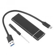 屯京 - USB A 至 Type-C 線 黑色 M.2 NVME轉USB3.1 type-C 硬盤盒 [平行進口]