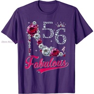 Women 56 and fabulous high heels happy 56th birthday T-Shirt