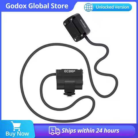 Godox EC200 EC200II AD200 AD200PROII Remote Separation Extension Head with Hot Shoe for Godox AD200 