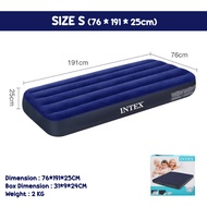 INTEX 5 Sizes Midnight Blue 25cm Extra Thick Inflatable Air Bed Tilam Angin Living Room Temporary Fo