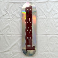 Erased “Holographic” 8.0” x 31.4” Skateboard Deck