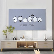 คลุมจอโทรทัศน์แบบป้องกันฝุ่น คลุมเต็มจอ ยางยืด กันลื่น คลุมจอโทรทัศน์แบบติดผนัง คลุมจอ LCD ขนาด 55 น