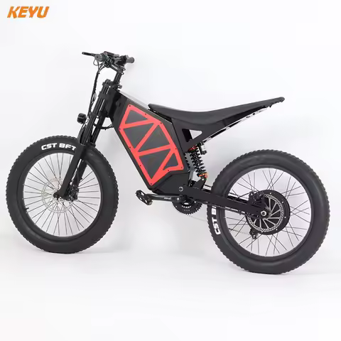KEYU New eBike B7 72V5000W enduro ebike stealth bomber electric bike Diy Kit dirt ebike motorcycle w