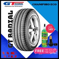 185/60R13 GT RADIAL CHAMPIRO ECO TUBELESS TIRE FOR CARS WITH FREE TIRE SEALANT &amp; TIRE VALVE