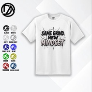 ODA Same Grind New Mindset T-shirt Graphic Tee forMen & Women Unisex Streetwear Top High Fashion Tee