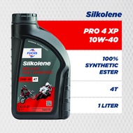FUCHS SILKOLENE PRO 4 XP 4T 10W40 10W50 15W50 ESTER Fully Synthetic Engine Oil (1L) UK