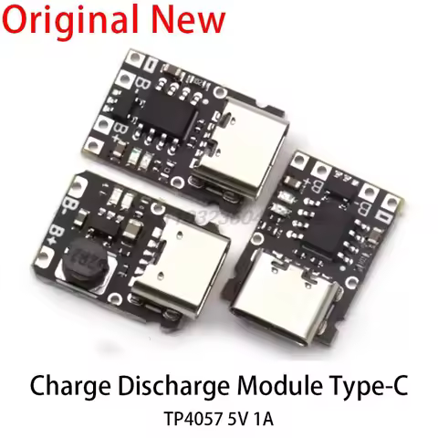 10PCS TP4057 1A lithium battery charging board module Polymer battery Type-C port with protection,ov