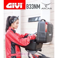 B33NM ATLAS GIVI BOX 2022 Design B33 Top Case Monolock Top Box EX5 LC135 VF3i Y16ZR Y15ZR RS150 NVX 