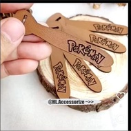 Zipper Puller Custom Nama KULIT ASLI 100% Garansi Bahan Kulit Sapi Asli 100% Kepala Zipper / Tarikan