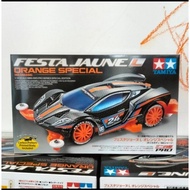 Tamiya Festa Jaune ORANGE - Polycarbonate carbon - Original