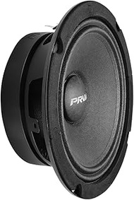 PRV AUDIO 6MR200A-4 6" Midrange Speakers - 4 Ohms Mid Range Speaker 100 Watts RMS Power, 200 Watts C