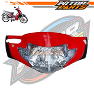 WITOR - Batok Kepala Depan Supra X 125 Lama + Reflektor Lampu Depan Merah / Batok Kepala Depan + Reflektor Lampu Depan Supra X 125 Lama Merah / Batok Kepala Depan Plus Lampu Supra X 125 Lama 2005 2006 2007 Merah