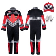 Racing Costume for Kids Boys Girls Unisex Car Racer F1 Sportsfest Intrams Career Occupation Cosplay