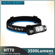 IMALENT HT70 3500Lumens Rechargeable Compact LED Triple light Source Metal High Brightness Headlight