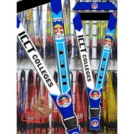 ICCT COLLEGES- id lace lanyard - id sling lanyards - onhand - cod