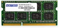 ADTEC ADS12800N-H2G4 DDR3-1600/PC3-12800 SO-DIMM for DOS/V, 2GB x 4, Energy Efficient Model
