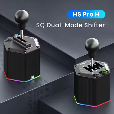 SIMSONN HS Pro Shifter Dual Mode Hybrid H-Pattern/Sequential Shifter with 6+R and 7+R Gears