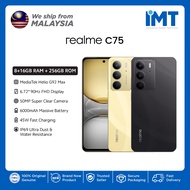 Realme C75 Smartphone | Mediatek Helio G92 Max | 672" IPS LCD Display | 6000mAh Massive Battery