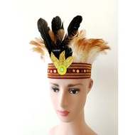 Dayak & Palace Traditional Crown / Feather Crown / Feather Hat Feather Accessories