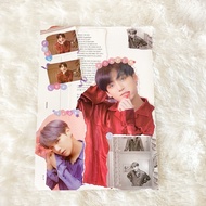 Fanmade mini poster / binder cover deco bts yoonkook