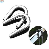 HNAILY Air Tube Connector, U Shape Stainless Steel Aquarium Airline Connector,  4-5mm Tube Rust Resi