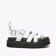 Dr. Martens Zebrilus Avry Hydro Leather Original Sandal Wanita - White