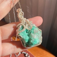 【綠寶石】天然祖母綠原石吊飾項鍊 / 客製掛件