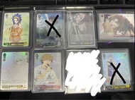 Weiss Schwarz 簽名卡 ws 鏈鋸人 葬送的芙莉蓮 妖精的尾巴 我推的孩子 敗北女角 一點都不想相親的我設下高門檻條件，結果同班同學成了婚約對象‼️問野前先睇簡介‼️