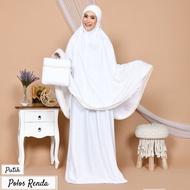 PUTIH Plain White Pashmina Rayon I Jumbo Adult Travel Invitation I Telekung Beautiful I Hajj Umrah Prayer Supplies I Cool And Comfortable Material