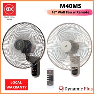 KDK M40MS 16inch Wall Fan with Remote Control