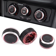 3pcs/set Air Conditioning Knob AC Knob Heat Control Switch Button Knob For VW Polo 2002-2013 POLO 9N