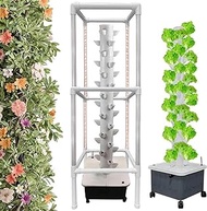 Hydroponic Systems, Aeroponic Tower Garden with LED Grow Lights, Hydroponics Growing System for Indoor Gardening, Grow Herbs, Fruits and Vegetables-1PC