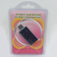 USB Virtual 7.1 Channel Sound Adapter Add a Virtual 7.1 Channel To Your Sound PC USB 7.1 Virtual