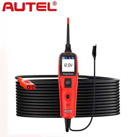 2025 Autel Powerscan PS100 Automotive Circuit Tester System Auto Electrical Test Probe Kit 12V/24V C