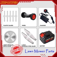 Mesin Rumput Lawn Mower Spare Parts Rechargeable Grass Trimmer Metal/Plastic Grass Cutter BladesMesi