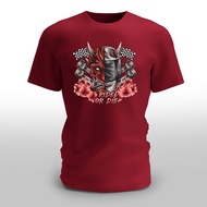 Ride Or Die Skull Rider Motorsports Design 100% Cotton T-Shirt Lelaki Mens Tee Baju Kapas Sejuk