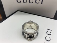 🔹 推介!🔥 Gucci 潮流品牌戒指 – 獨特寬版蛇紋戒指