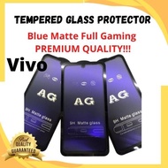 VIVO V3/V5/V5plus/S1/V15/S1pro/V15pro/Y20/Y76/V19 Tempered Full Glue 9H Anti-Blue Matte Black Nano S
